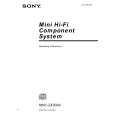 SONY MHC-ZX30AV Manual de Usuario