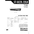 SONY STJX22L/LB Manual de Servicio