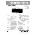 SONY CFSW370L Manual de Servicio