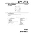 SONY MPKDVF3 Manual de Servicio