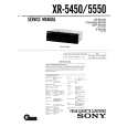 SONY XR5550 Manual de Servicio