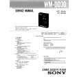 SONY WMDD30 Manual de Servicio
