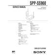 SONY SPPSS960 Manual de Servicio
