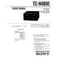 SONY TC-H4800 Manual de Servicio
