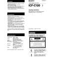 SONY ICF-C120 Manual de Usuario