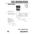 SONY HCDGRX9900 Manual de Servicio