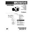 SONY MPKF40 Manual de Servicio