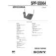 SONY SPPSS964 Manual de Servicio