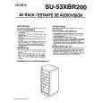 SONY SU53XBR200 Manual de Usuario