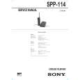 SONY SPP114 Manual de Servicio