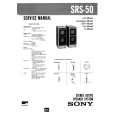 SONY SRS50 Manual de Servicio