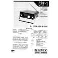 SONY CRF1 Manual de Servicio