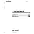 SONY VPL-VW12HT Manual de Usuario