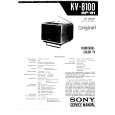 SONY KV8100 Manual de Servicio