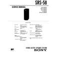 SONY SRS58 Manual de Servicio