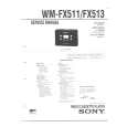 SONY WMFX513 Manual de Servicio
