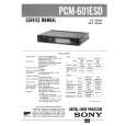 SONY PCM601ESD Manual de Servicio