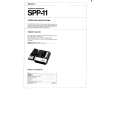 SONY SPP11 Manual de Usuario