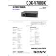 SONY CDXV7800X Manual de Servicio