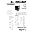 SONY HCDDX6AV Manual de Servicio