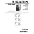 SONY SSBX2 Manual de Servicio