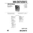 SONY WMEX672 Manual de Servicio