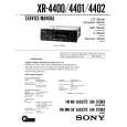 SONY XR4401 Manual de Servicio