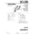 SONY ACL200 Manual de Servicio