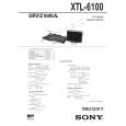 SONY XTL6100 Manual de Servicio