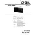 SONY ICF380L Manual de Servicio