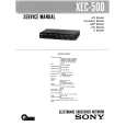 SONY XEC500 Manual de Servicio