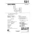 SONY FLX1 Manual de Servicio
