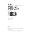 SONY BVM-1411P Manual de Usuario