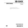 SONY XM5040X Manual de Servicio