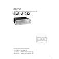 SONY BVSA1212 Manual de Servicio