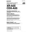 SONY XR-A55 Manual de Usuario