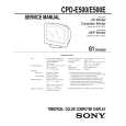 SONY CPD-E500 Manual de Usuario