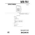 SONY WMPA1 Manual de Servicio