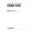 SONY GDM-1936 Manual de Usuario
