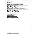 SONY ICF-C703L Manual de Usuario