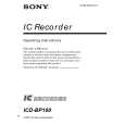 SONY ICD-BP100 Manual de Usuario