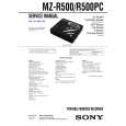 SONY MZ-R500PC Manual de Servicio