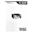 SONY VO9600P VOLUME 1 Manual de Servicio