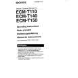 SONY ECM-T140 Manual de Usuario