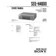 SONY SEQH4800 Manual de Servicio