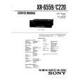 SONY XR6559 Manual de Servicio