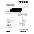 SONY CDPH3600 Manual de Servicio