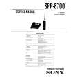 SONY SPP8700 Manual de Servicio