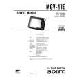 SONY MGV41E Manual de Servicio