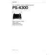 SONY PS4300 Manual de Usuario